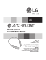 LG HBS-810 Owner's manual