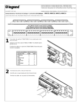 Legrand 24-Port / 48-Port 1U/2U Rack-mount Cat 5e / Cat 6 Patch Panel - 24845C5E / 48845C5E / 24845CC6 / 48845CC6 Installation guide