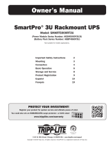 Tripp Lite SMART5000RT3U SmartPro UPS Owner's manual