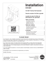 Bradley S19-921 Installation guide