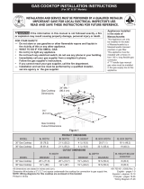 Frigidaire FFGC3626SWA Installation guide