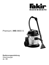 Fakir washing WS 9800 ECO-Power / SR 9800 S Owner's manual