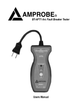 Amprobe BT-AFT1 Arc Fault Breaker Tester User manual