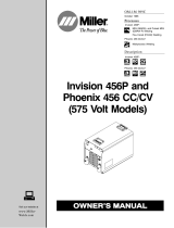 Miller INVISION 456P (575 VOLT) Owner's manual
