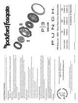 Rockford Fosgate P3SD4-12 User manual