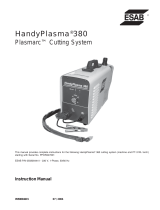 ESAB HandyPlasma®380 Plasmarc™ Cutting System User manual