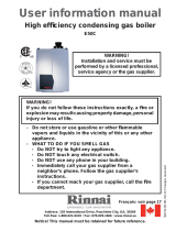 Rinnai E50CN User guide