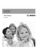 Bosch NGM8054UC/01 Installation guide