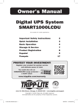 Tripp Lite Digital UPS System SMART1000LCDU Owner's manual