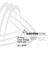 Samlexpower SCC-30AB Owner's manual