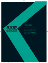 Kicker 2017 KXM 5-Channel Amplifier Owner's manual