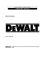 DeWalt DXGNR 7000 User manual