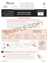 Pfister 8P8WS2LCM48LRGS Installation guide
