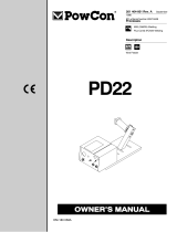 Miller PD22 CE POWCON Owner's manual