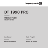 Beyerdynamic Dt1990 Pro User manual