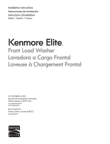 Kenmore Front Load Washer Installation Instructions Manual