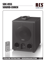 RCS SDC-D55 Sound Coach Owner's manual