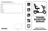 Pride Mobility Travel Scooter Owner's manual