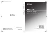 Yamaha YSP-1100 Owner's manual