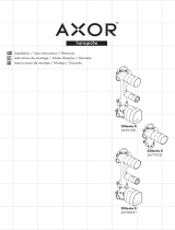 Axor 36701181 Rough, Thermostatic Module 15" x 5" for 2 Functions Installation guide
