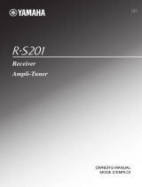 Yamaha R-S201 Owner's manual