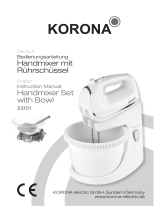 Korona 23101 Owner's manual