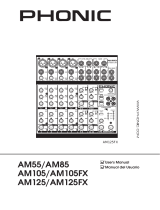 Phonic AM125FX User manual
