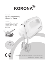 Korona 23000 Owner's manual