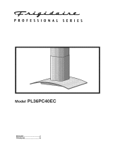 Frigidaire PL36PC40EC Owner's manual