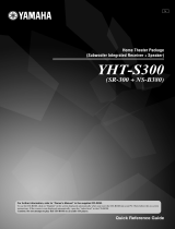 Yamaha YHT-S300 Reference guide