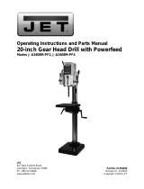 JET J-A2608M-PF4 Owner's manual