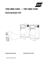 ESAB TAE → TAF User manual