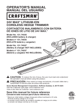Craftsman 151.74935 User manual