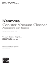 Kenmore 81614 User manual
