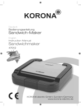 Korona 47012 Owner's manual