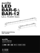 EuroLite LED Bar-6 QCL RGBW User manual