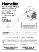 Homelite ut09521 Owner's manual