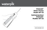Waterpik Cordless Freedom Water Flosser Owner's manual