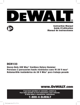 DeWalt DCH133M2 20V MAX XR Cordless SDS+ Rotary  User manual