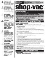 Shop-Vac MC150A User manual