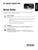 Epson XP-446 Quick start guide