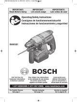 Bosch Power Tools RHH181BL User manual