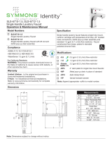 Symmons Industries SLS-6710-STN-1.0 Installation guide