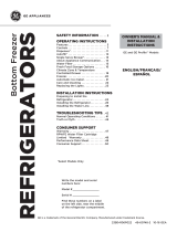 GE Profile Series Energy Star Counter-depth French-door Refrirator User guide