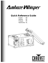 Chauvet Amhaze Whisper Reference guide