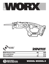 Worx AXIS WX550L9 User manual