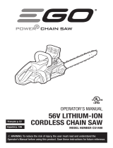 EGO  CS1401  Owner's manual