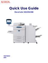 Xerox DocuColor 242/252/260 User manual