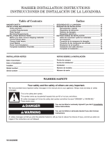 Whirlpool 3SWTW4800YQ Installation guide