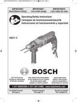 Bosch HD21-2 User guide